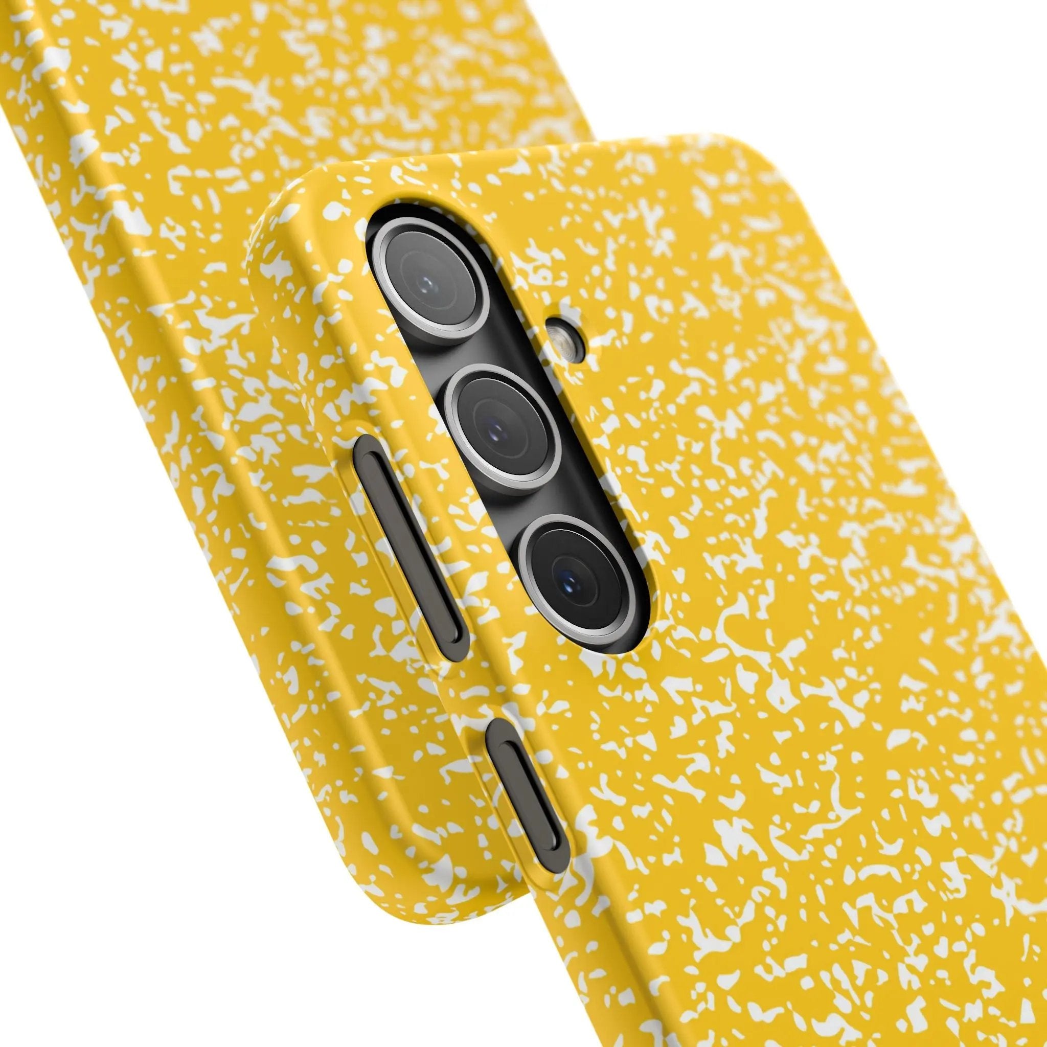 Like&Share Vibrant Yellow Snap Case - Fun & Stylish Phone Protection Printify