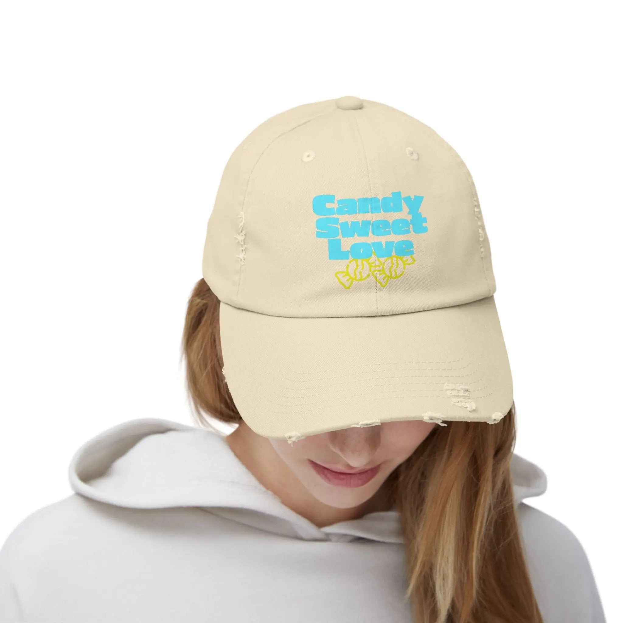 Girls and Caps Unisex Distressed Cap Printify