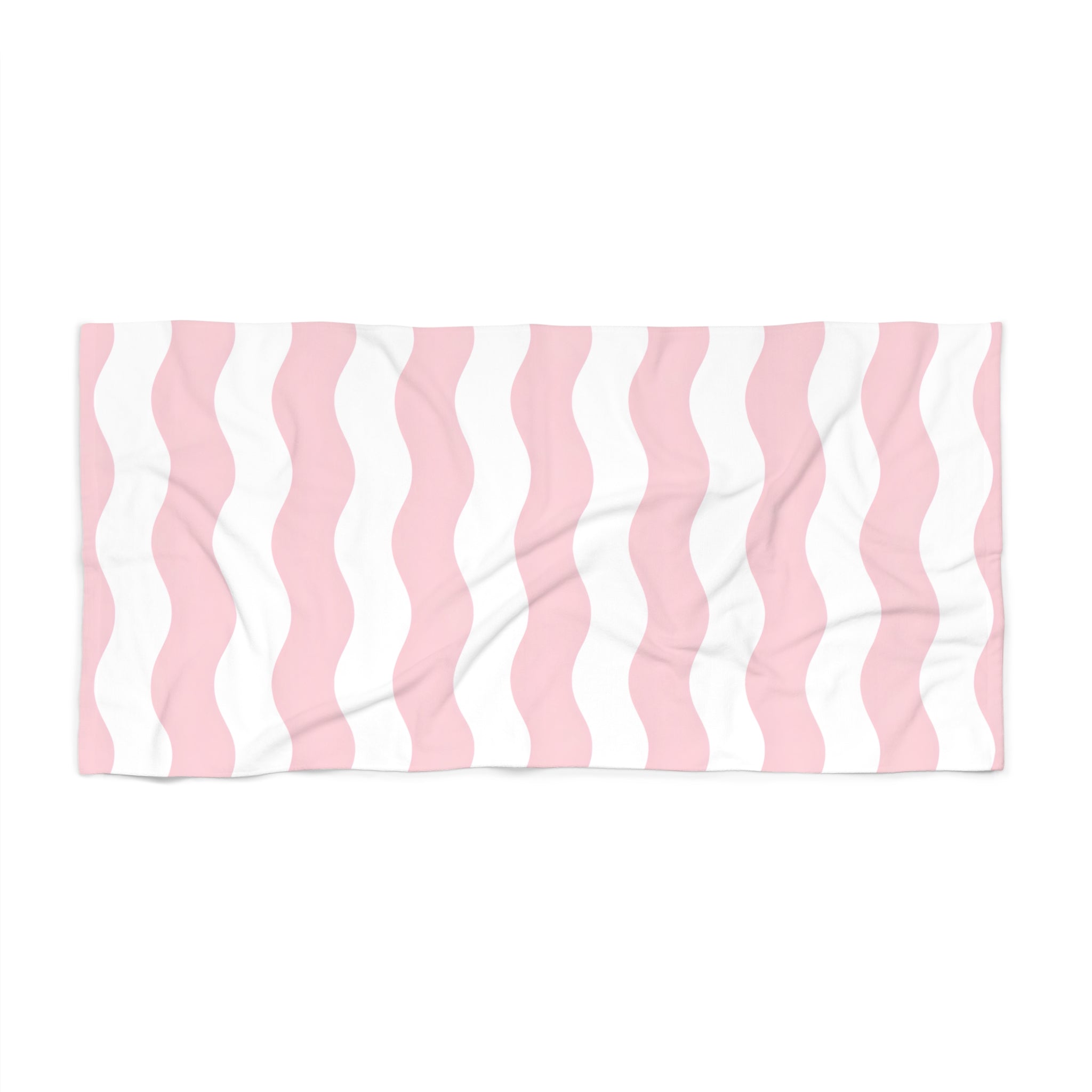 Pink Wave Towel