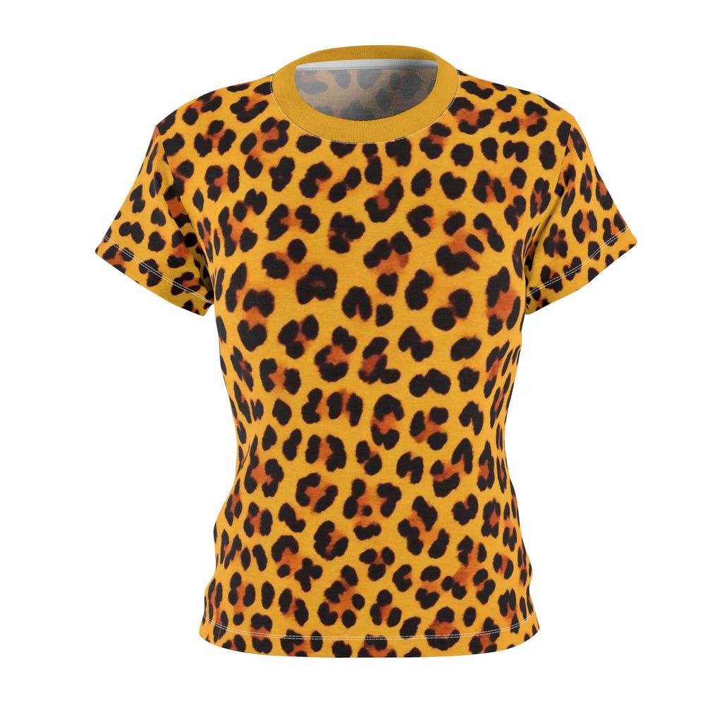 Leopard Print Women's Tee - Wild &amp; Trendy Fashion Top Printify