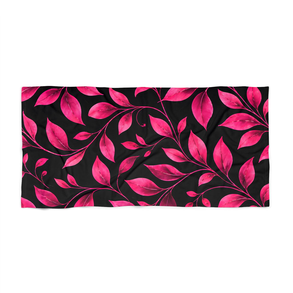 Midnight Palm Towel