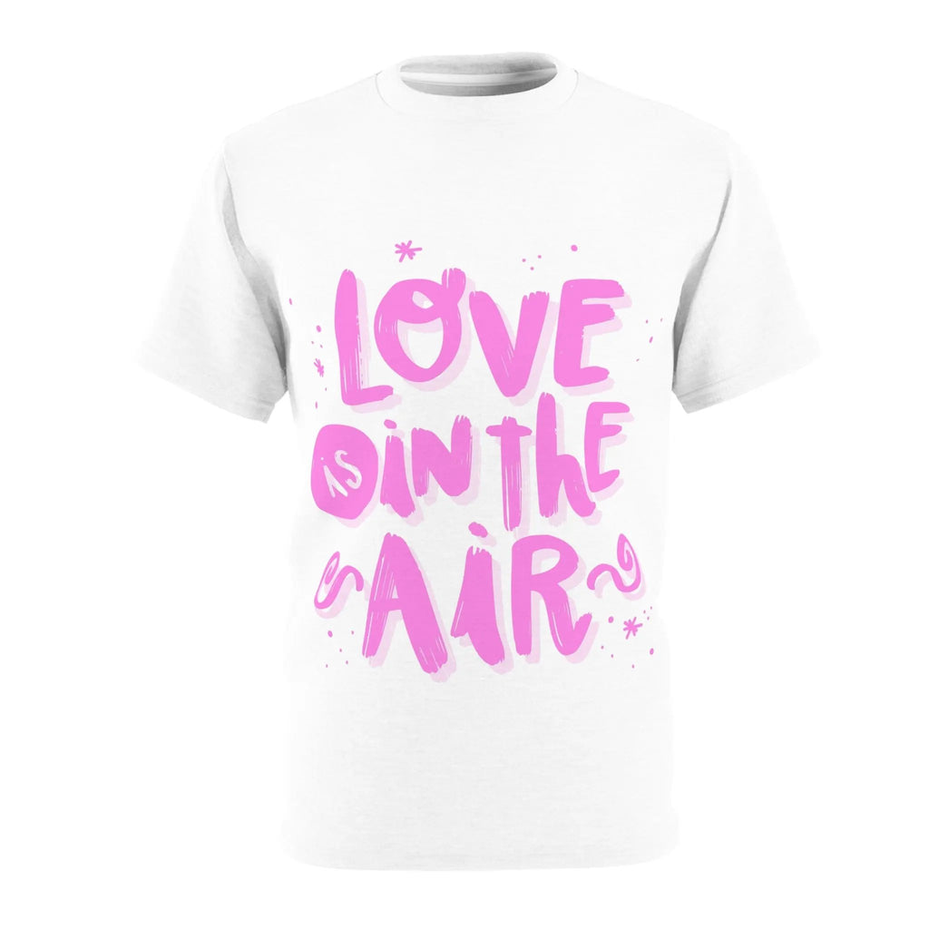 Like&Share Unisex Tee - Vibrant Pink T-Shirt for Positive Vibes Printify