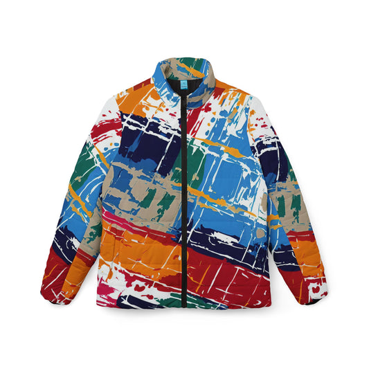Like a star Colorful Women’s Puffer Jacket - Stylish & Warm Outerwear for Any Occasion