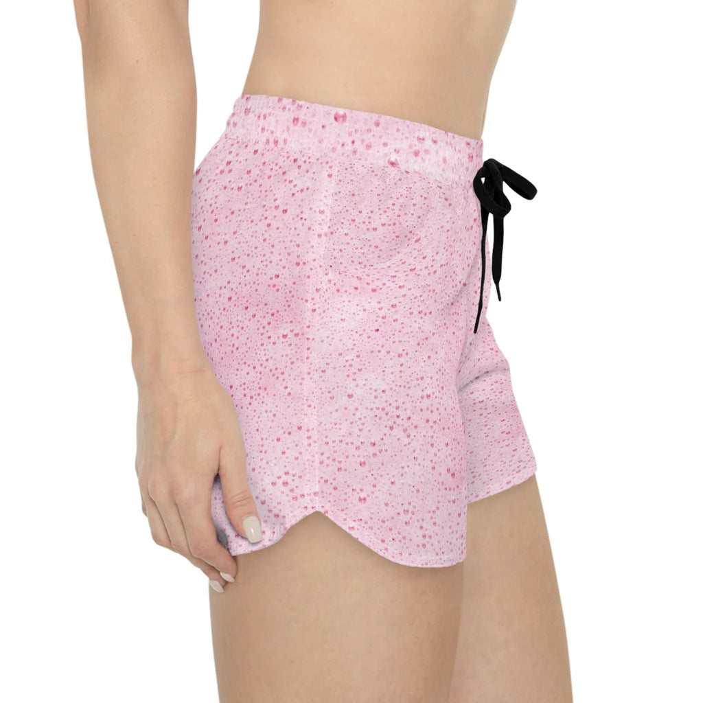 I like pink Cute Pink Sparkle Casual Shorts for Women - Summer Comfort Wear Printify