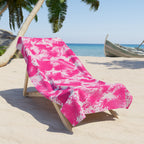 Pink Tide Towel