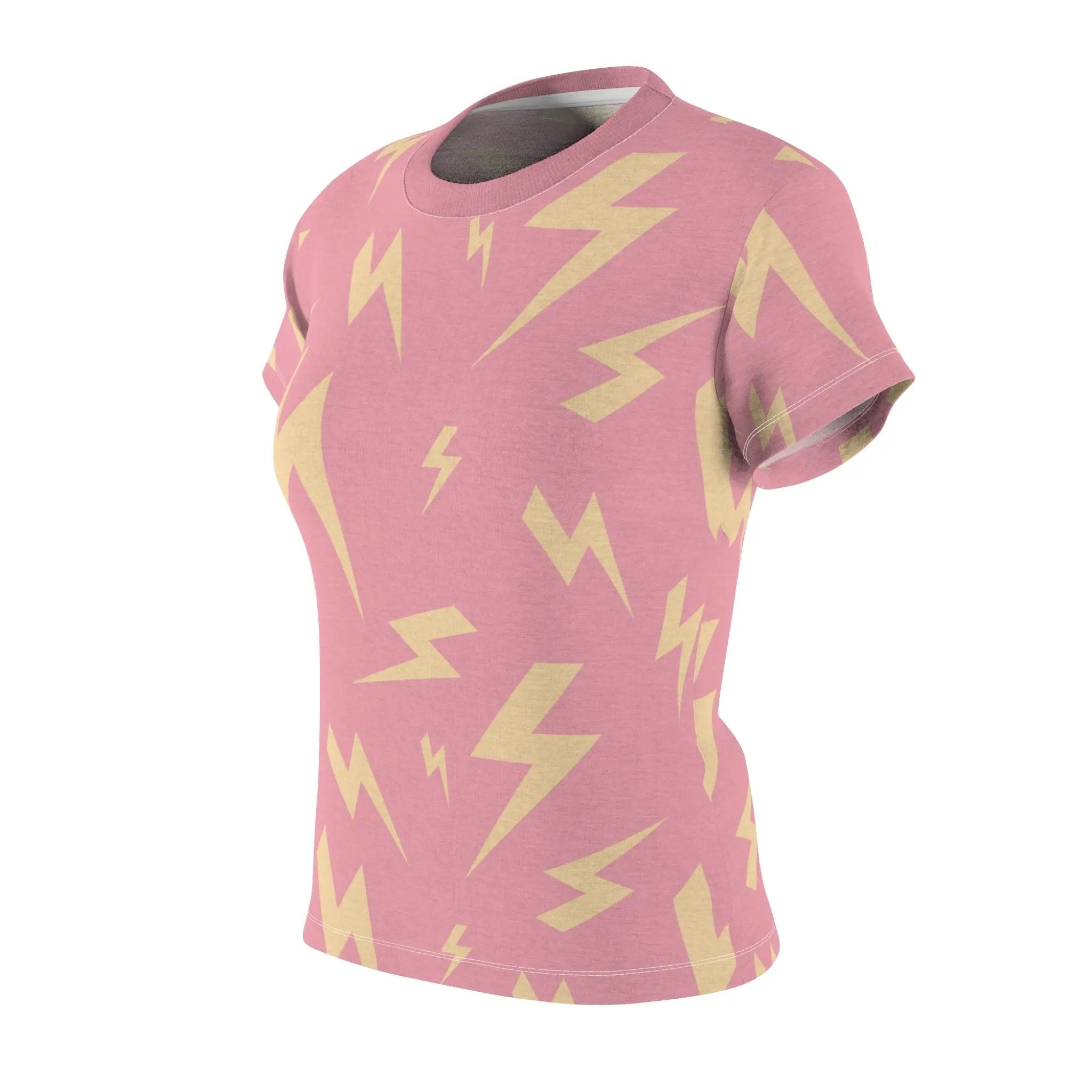 Women's Lightning Pattern Tee - Fun and Energetic Graphic T-Shirt Printify