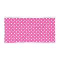 I like pink Fun Polka Dot Beach Towel – Vibrant Pink for Summer Days Printify