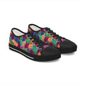 Colorful Mosaic Women's Low Top Sneakers - Trendy Casual Footwear Printify