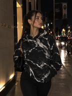Midnight Marble Hoodie