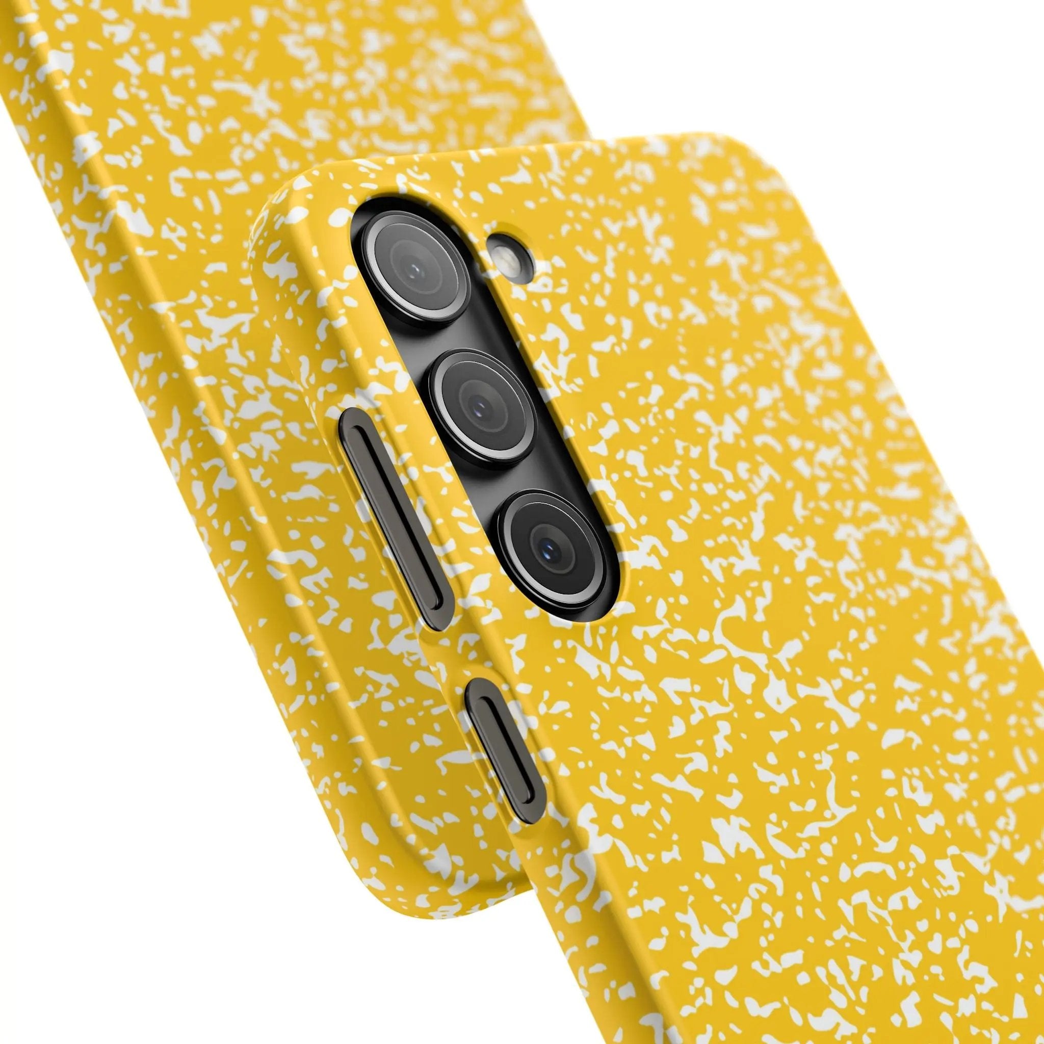 Like&Share Vibrant Yellow Snap Case - Fun & Stylish Phone Protection Printify