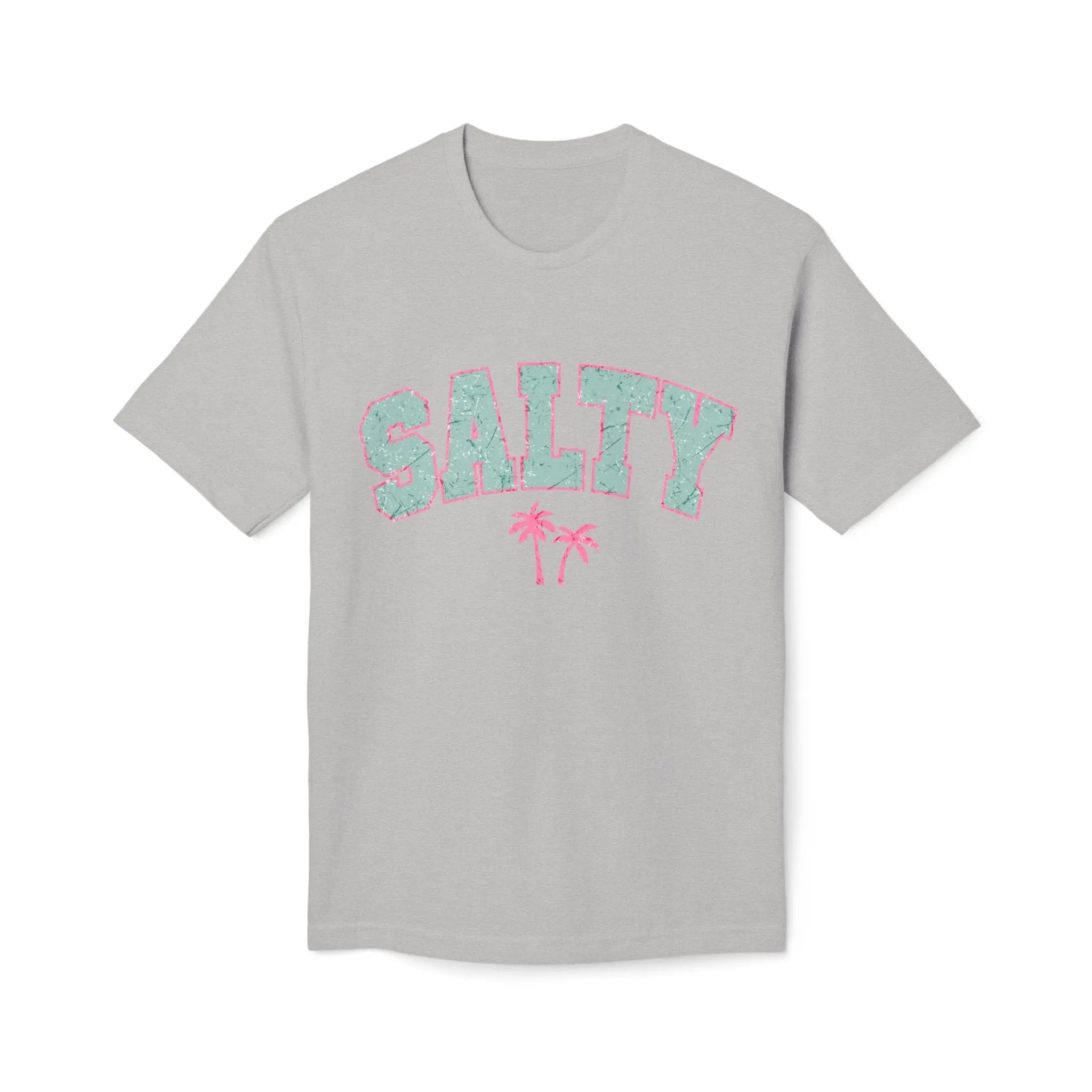 Hot like summer Salty Vibes Unisex Midweight T-Shirt - Beachy Summer Style Printify