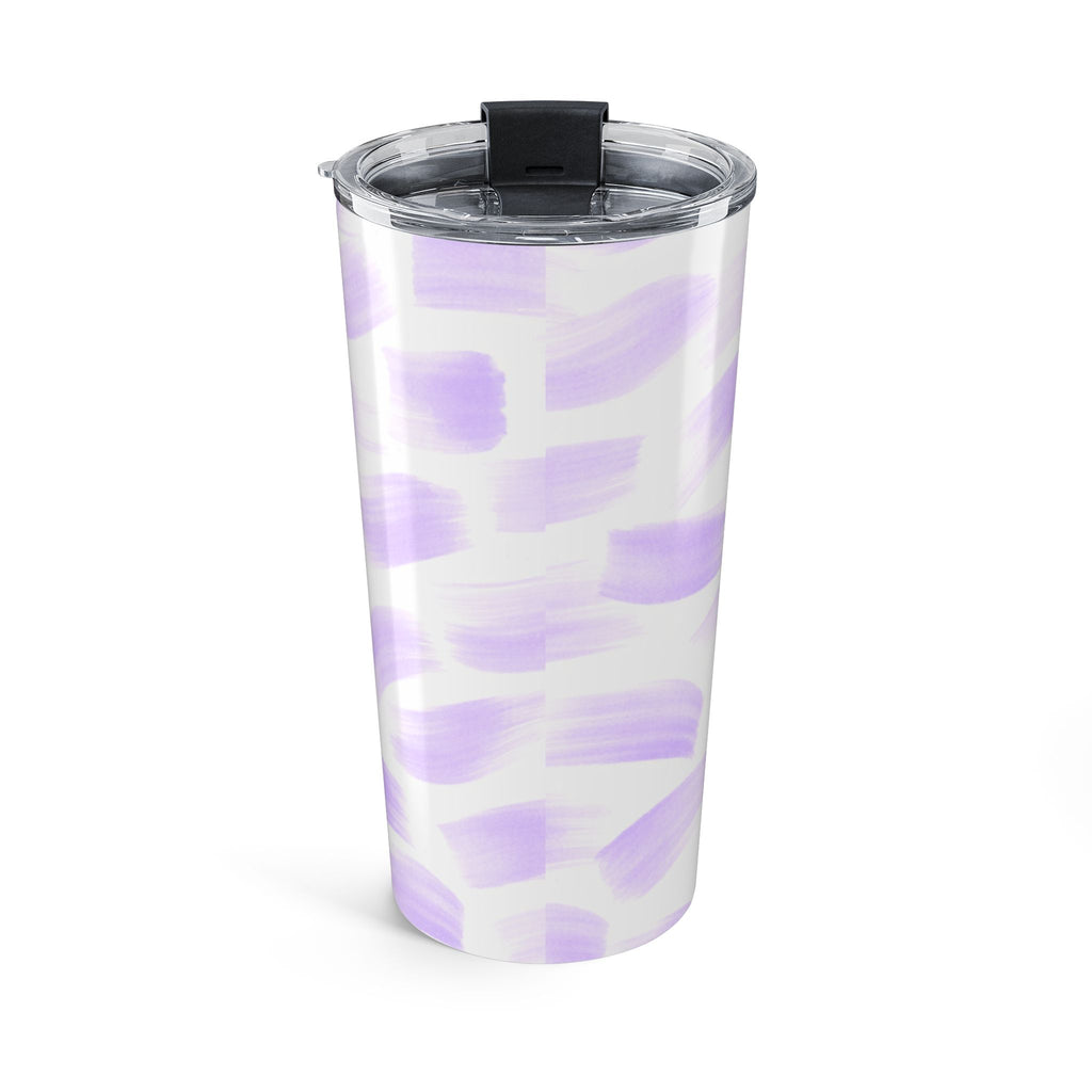 20oz Lavender Brushstroke Tumbler — Insulated Travel Cup