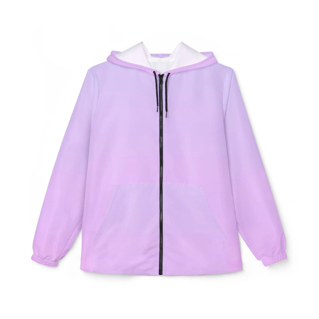 Like a star Pastel Ombre Windbreaker Jacket - Lightweight & Stylish for Outdoor Adventures Printify