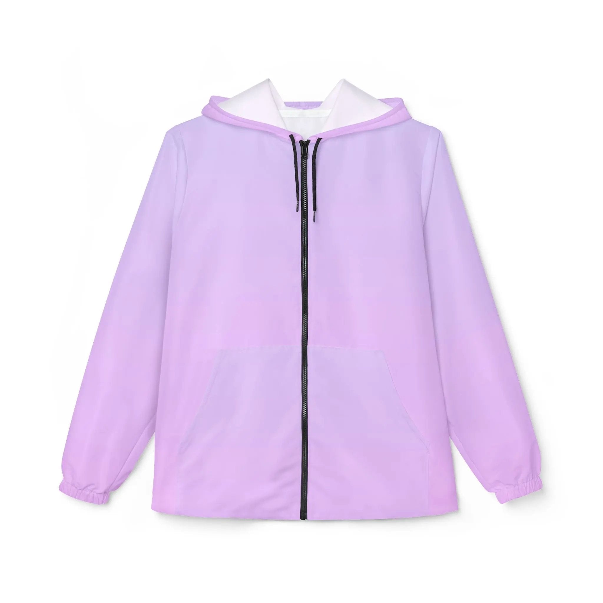 Like a star Pastel Ombre Windbreaker Jacket - Lightweight & Stylish for Outdoor Adventures Printify