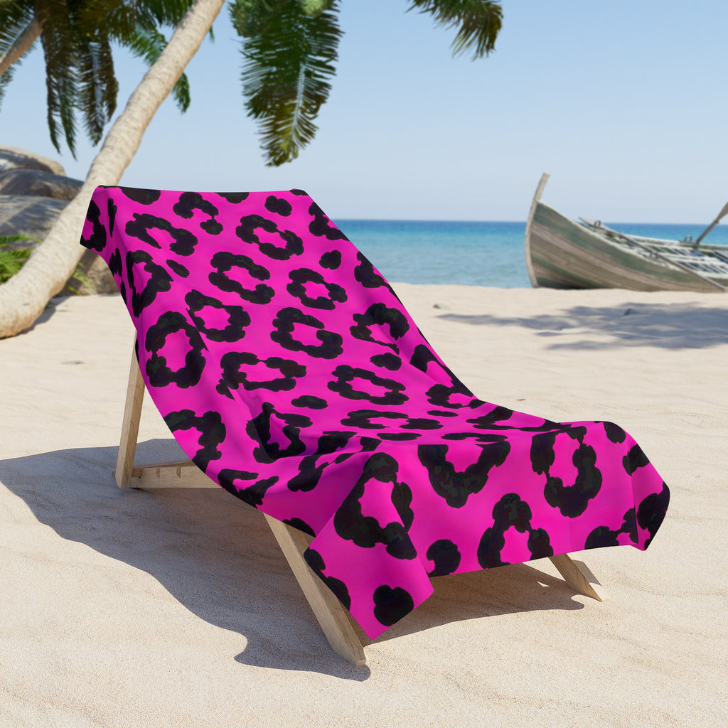 Bold Hot Pink Animal Towel