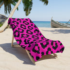 Bold Hot Pink Animal Towel