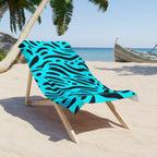 Turquoise Zebra Towel