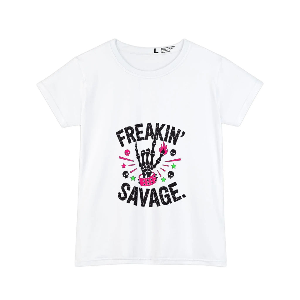 Rocky girl Freakin' Savage Short Sleeve Shirt for Women Printify