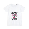 Rocky girl Freakin' Savage Short Sleeve Shirt for Women Printify