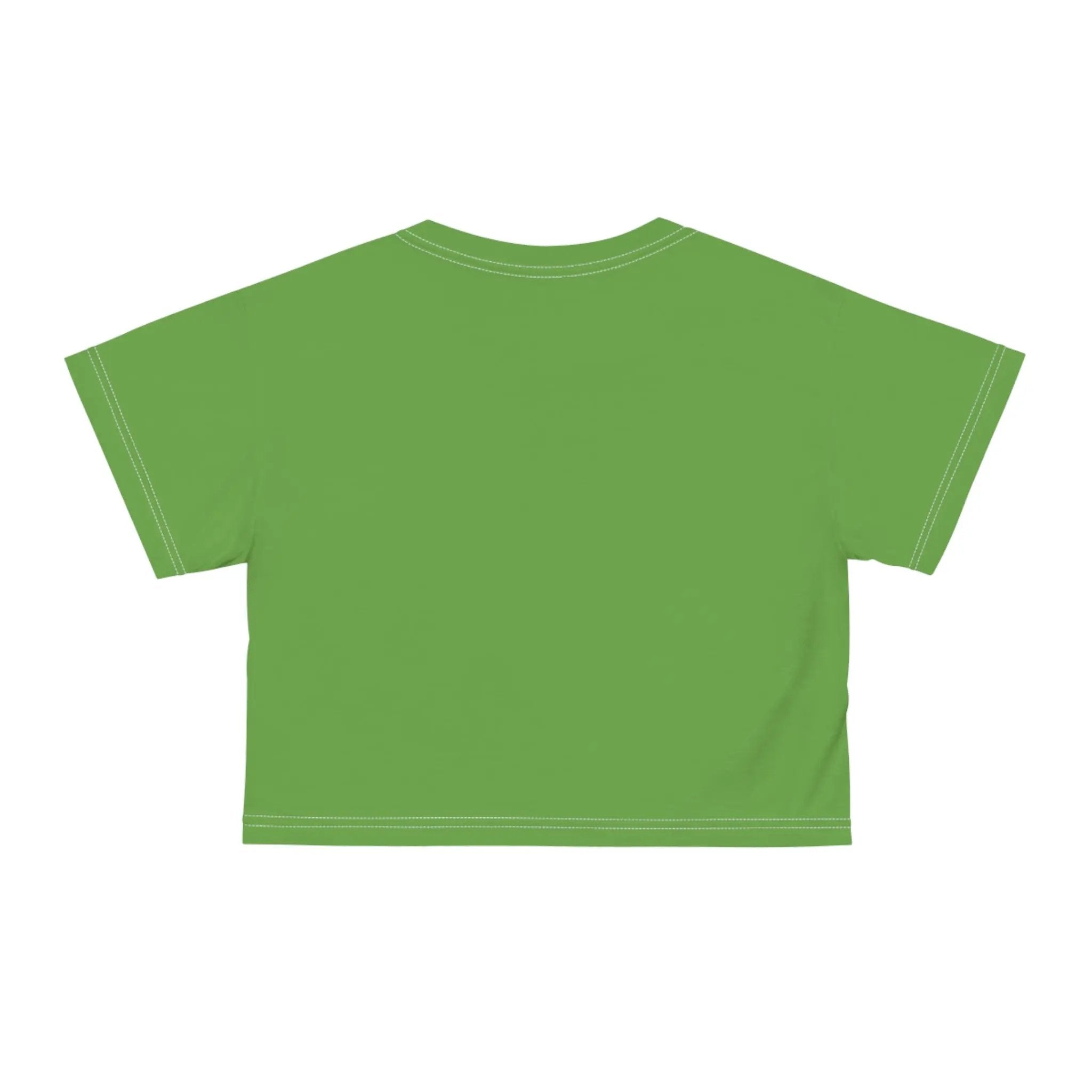 Like&Share Undiagnosed but Something Ain't Right Crop Tee - Fun Green Casual Shirt for Awareness Printify