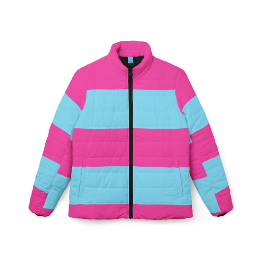 Like a star  Stylish Women’s Puffer Jacket - Modern Geometric Design Printify
