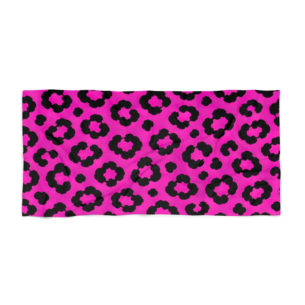 Bold Hot Pink Animal Towel