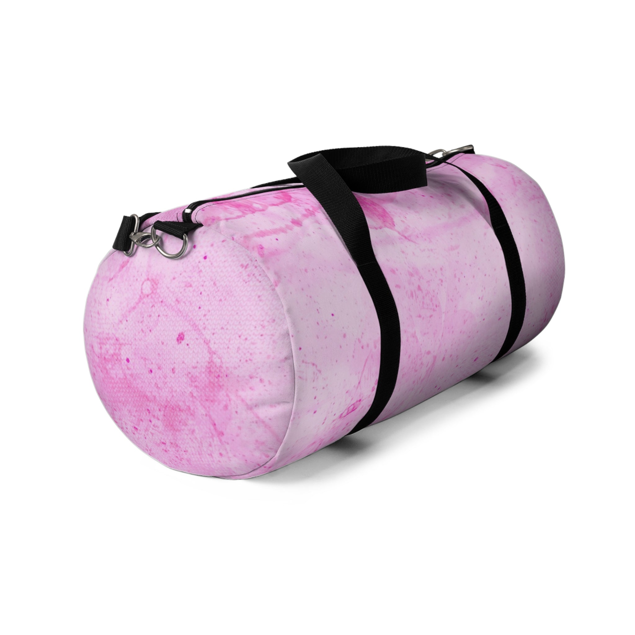 Pink Marble Duffel Bag — Lightweight Travel & Gym Bag