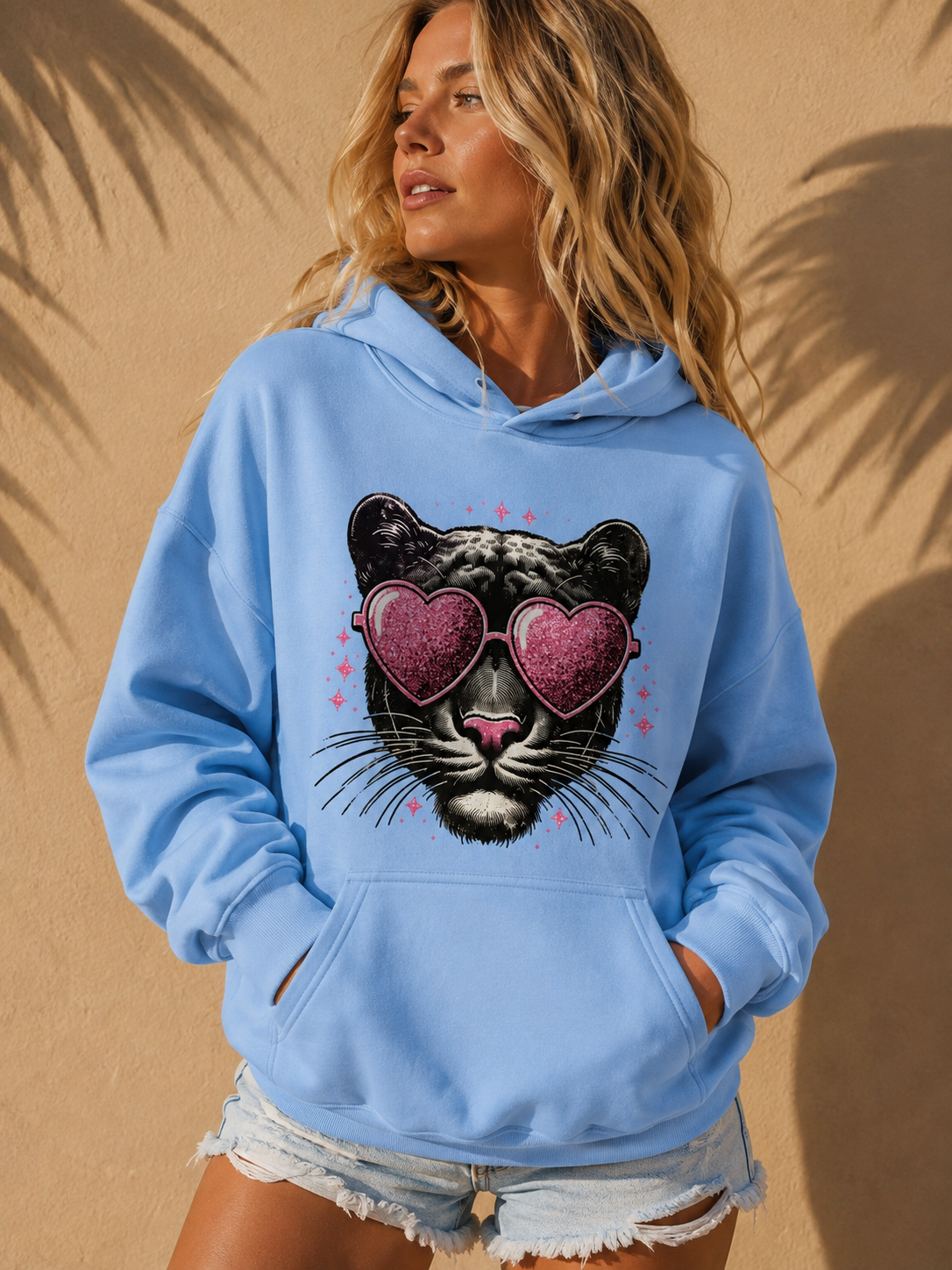 Pink Heart Phanter Hoodie