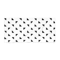 Geometric Black Triangle Towel
