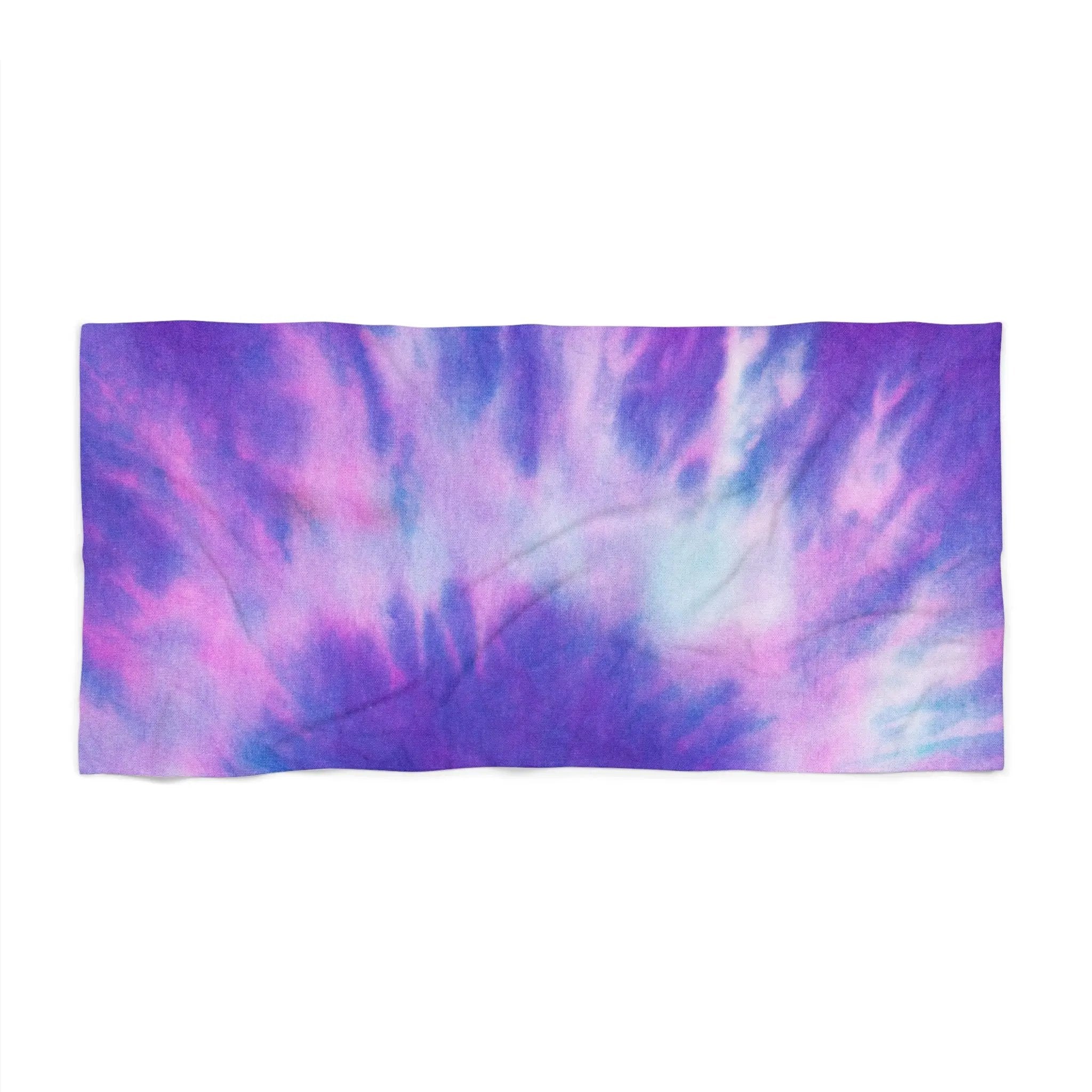 Hot like summer Vibrant Tie-Dye Beach Towel - Perfect for Summer Adventures & Relaxation Printify