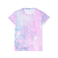 Pastel Watercolor Women's Sports Jersey — Pink Lavender AOP Athletic Tee