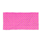 Pink & Orange Checkerboard  Towel