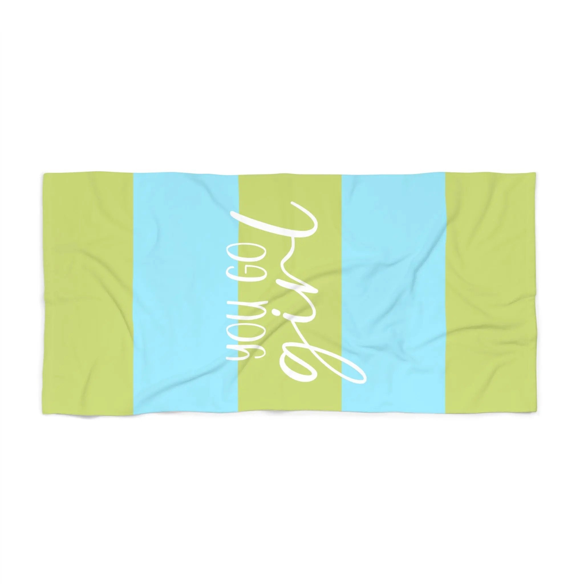 Hot like summer Vibrant Striped Beach Towel – Perfect for Summer Fun Printify