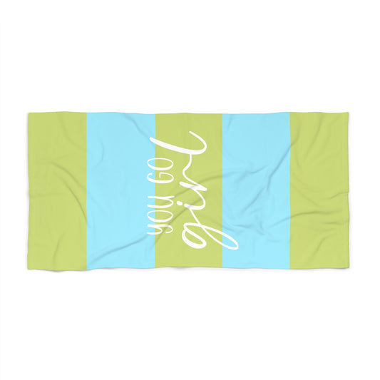 Hot like summer Vibrant Striped Beach Towel – Perfect for Summer Fun