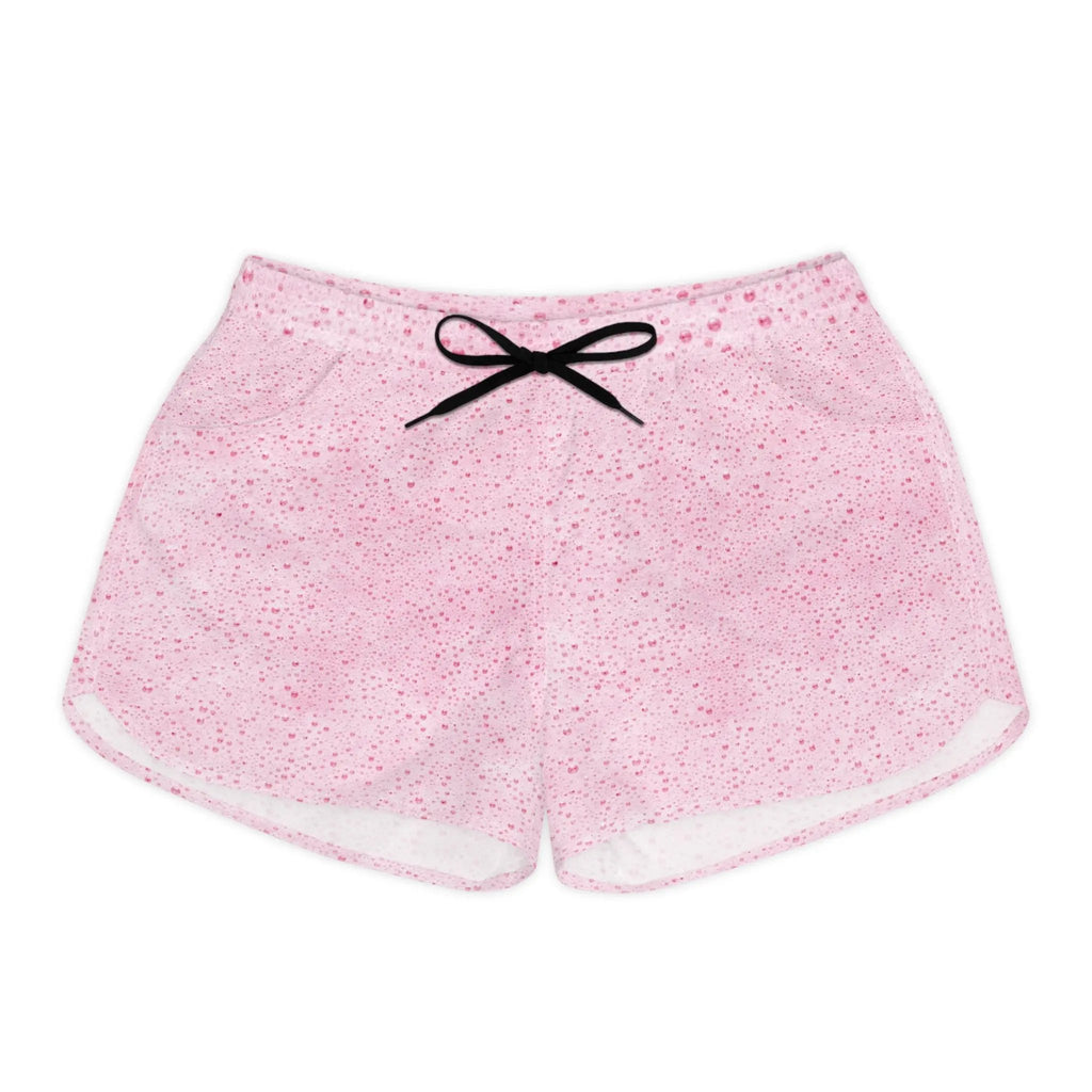 I like pink Cute Pink Sparkle Casual Shorts for Women - Summer Comfort Wear Printify