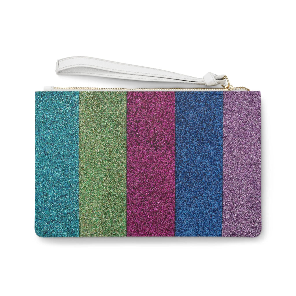 Like&Share Vibrant Glitter Clutch Bag - Perfect for Parties and Night Out Printify