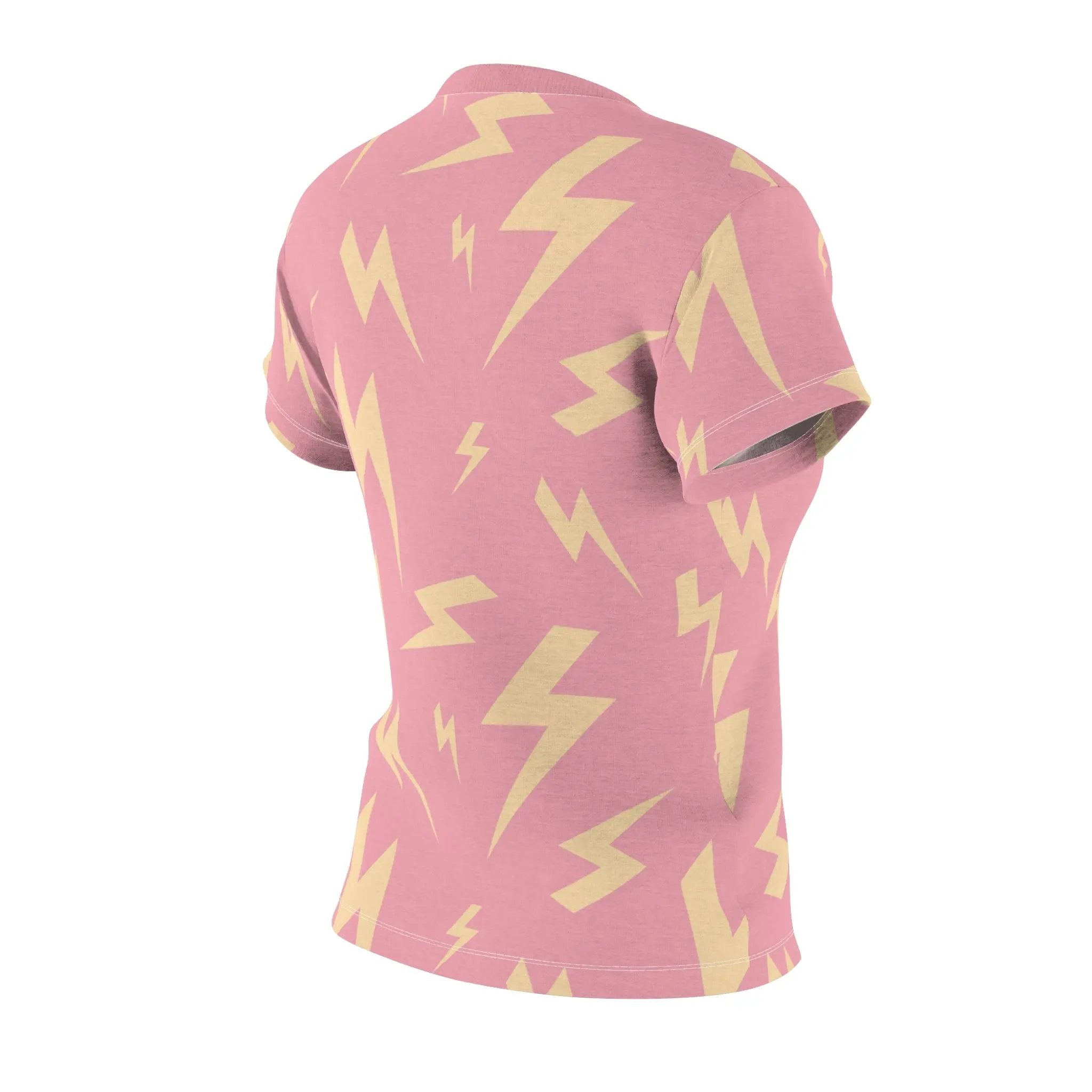 Women's Lightning Pattern Tee - Fun and Energetic Graphic T-Shirt Printify