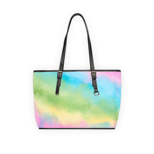 Hot like summer Colorful PU Leather Tote Bag – Trendy and Stylish