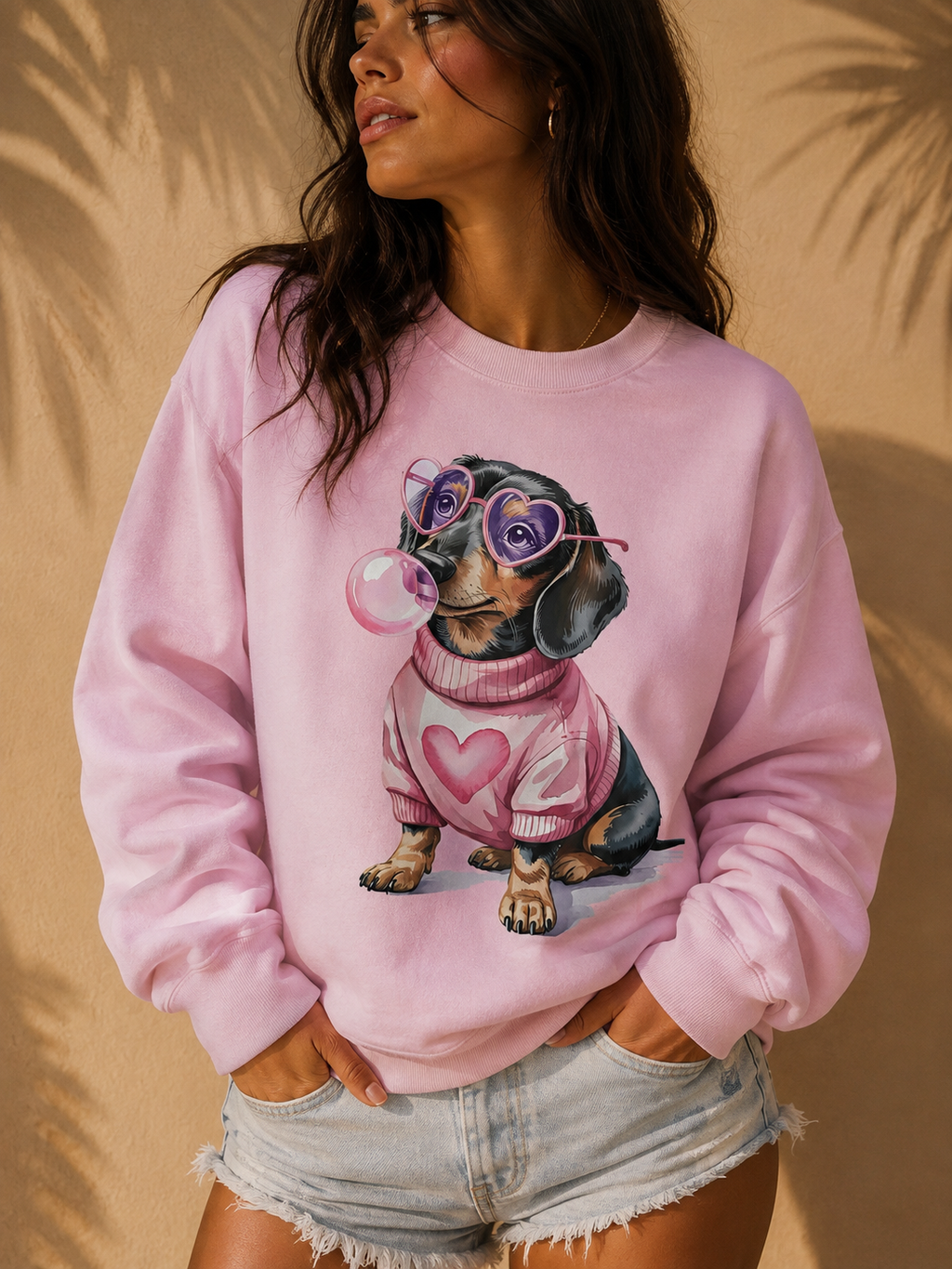 Pink Pup Love Sweatshirt