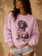 Pink Pup Love Sweatshirt