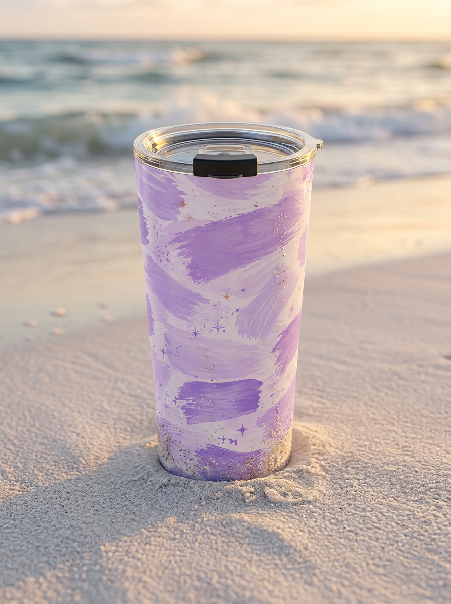 Lavender Wave Tumbler