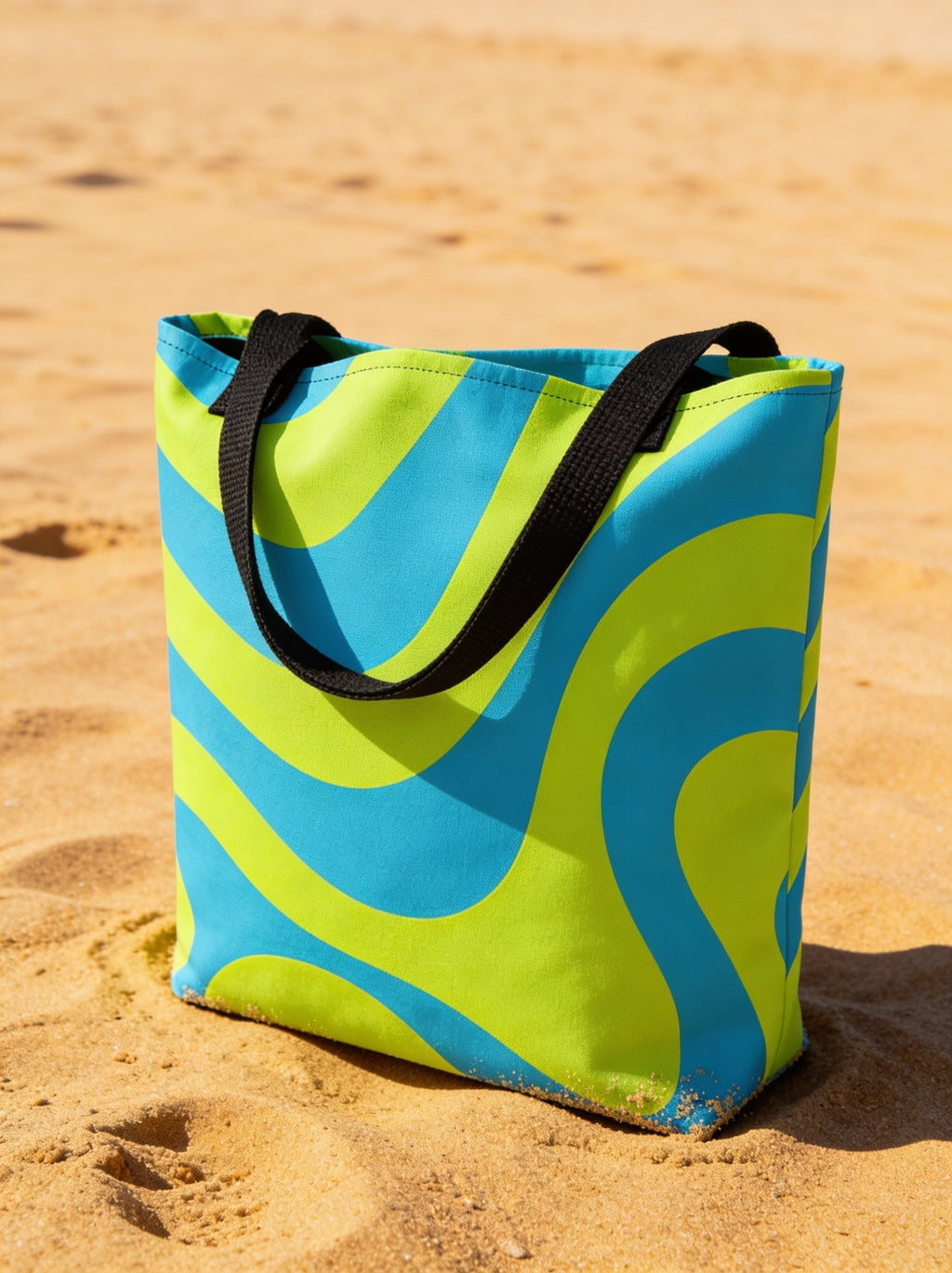 Neon Wave Tote