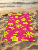 Hibiscus Sunset Towel