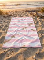 Pink Wave Towel