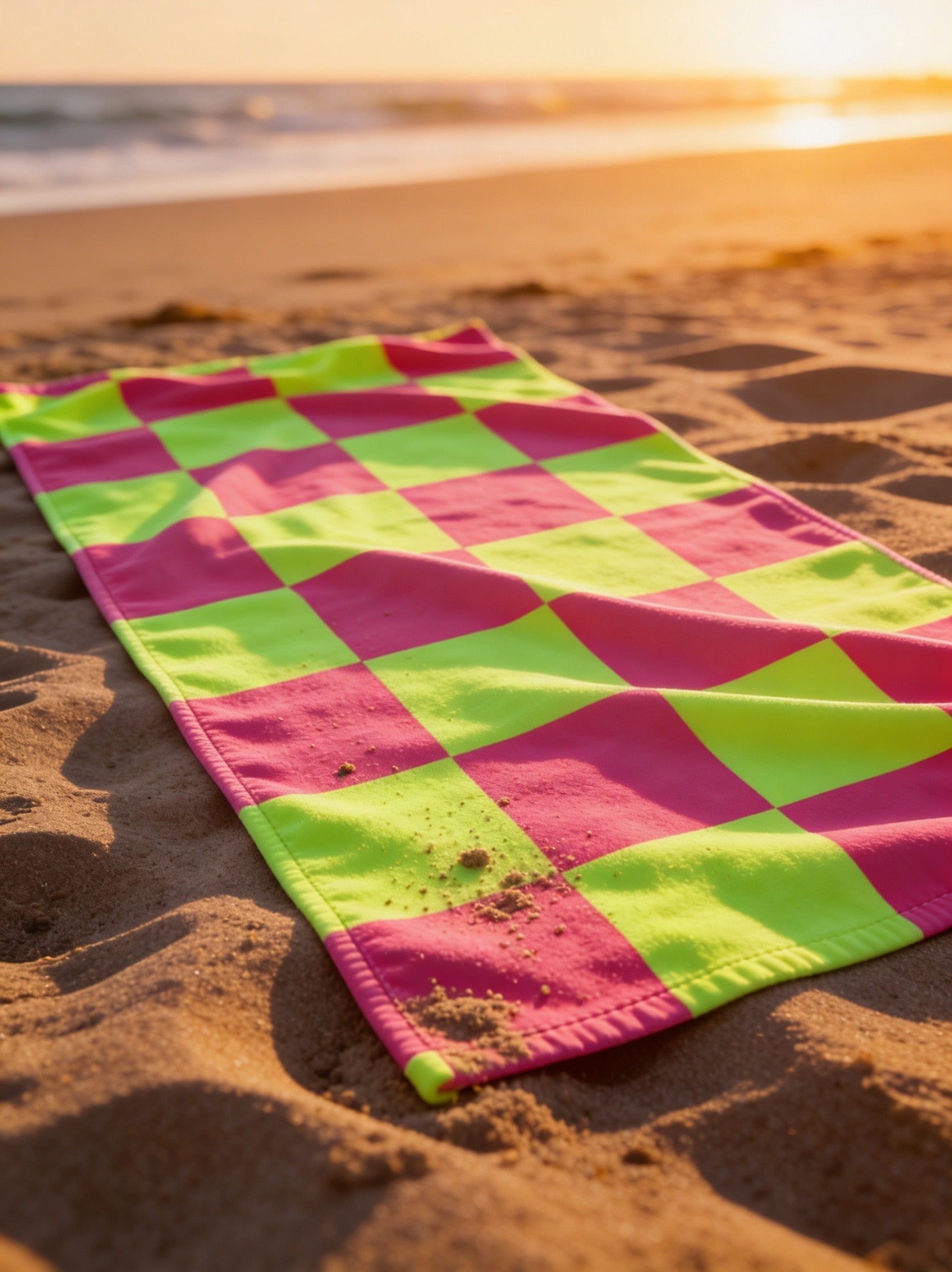 Electric Sunset Towel