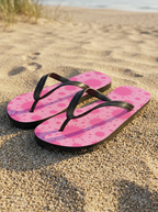 Pink Splash Flip-Flops