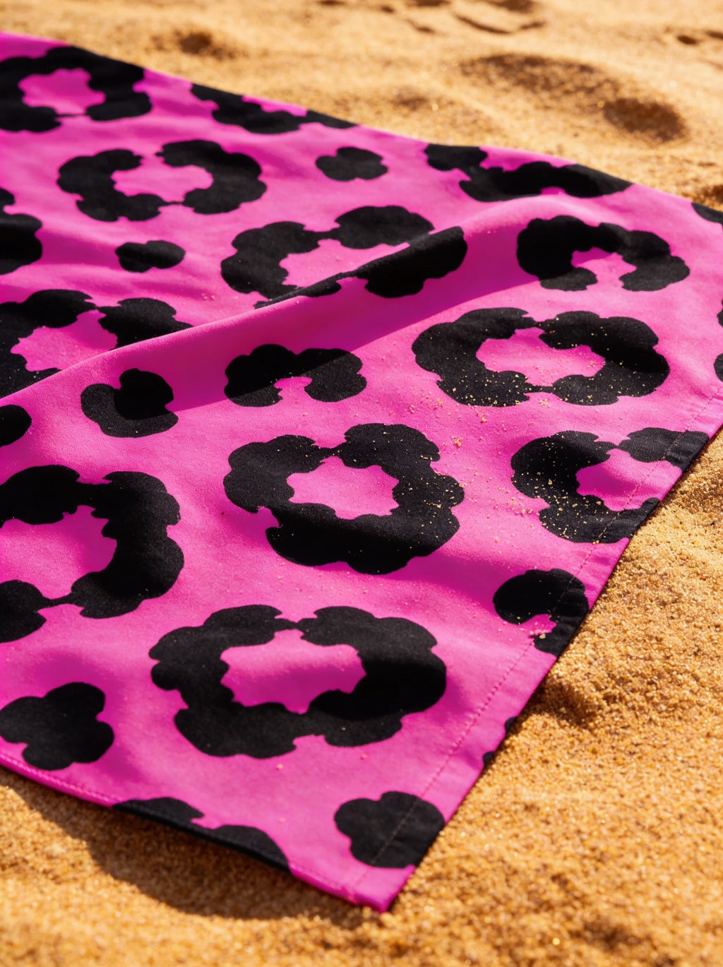 Bold Hot Pink Animal Towel