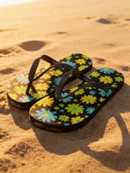 Suburst Daisy Flip-Flops