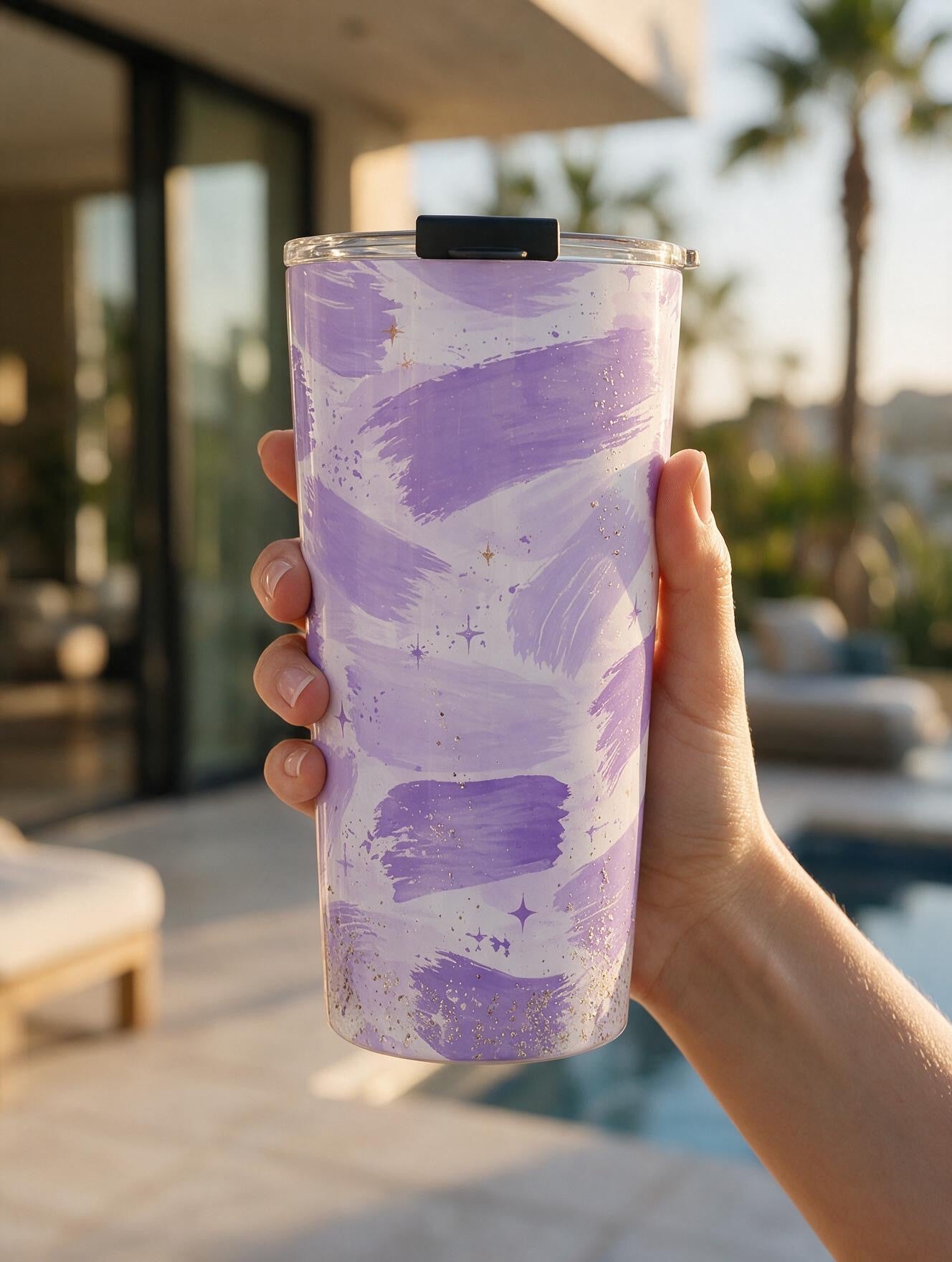 Lavender Wave Tumbler