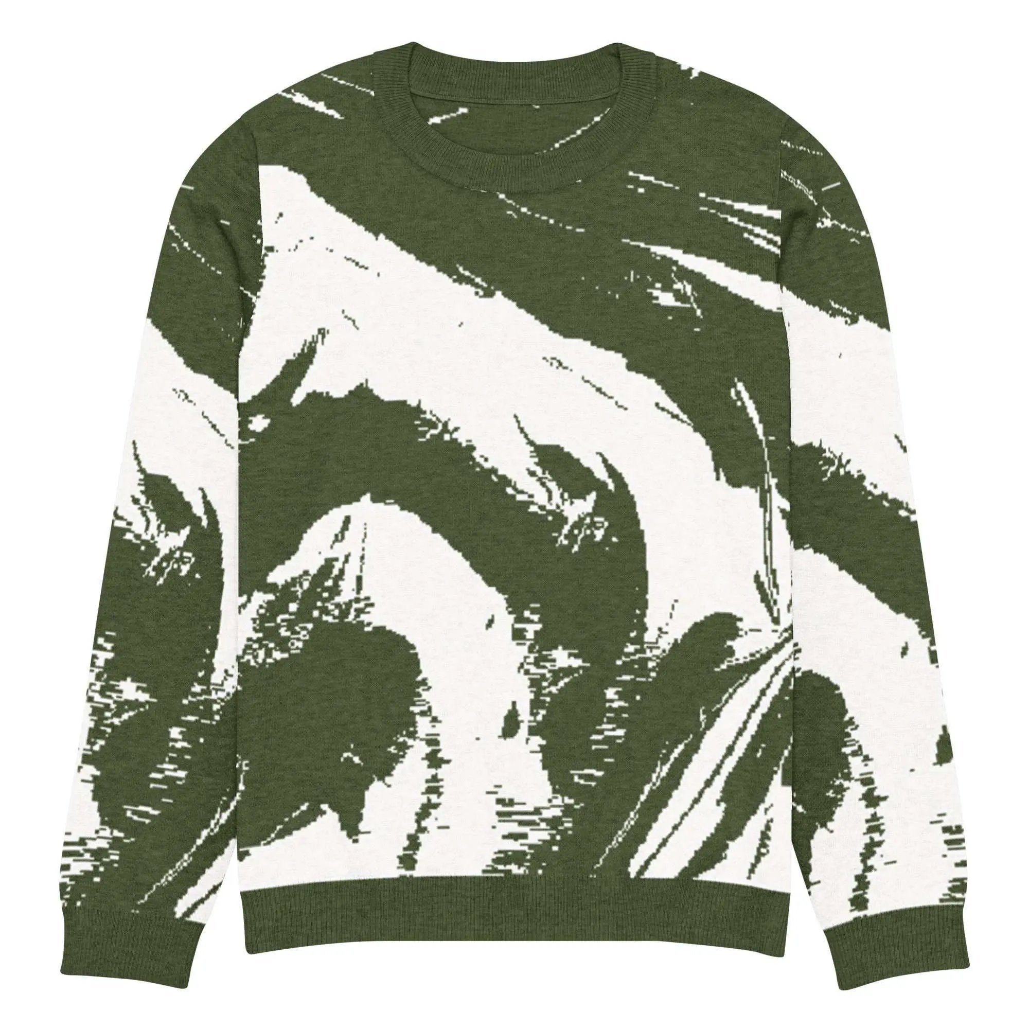 Knitted Crew Neck Sweater